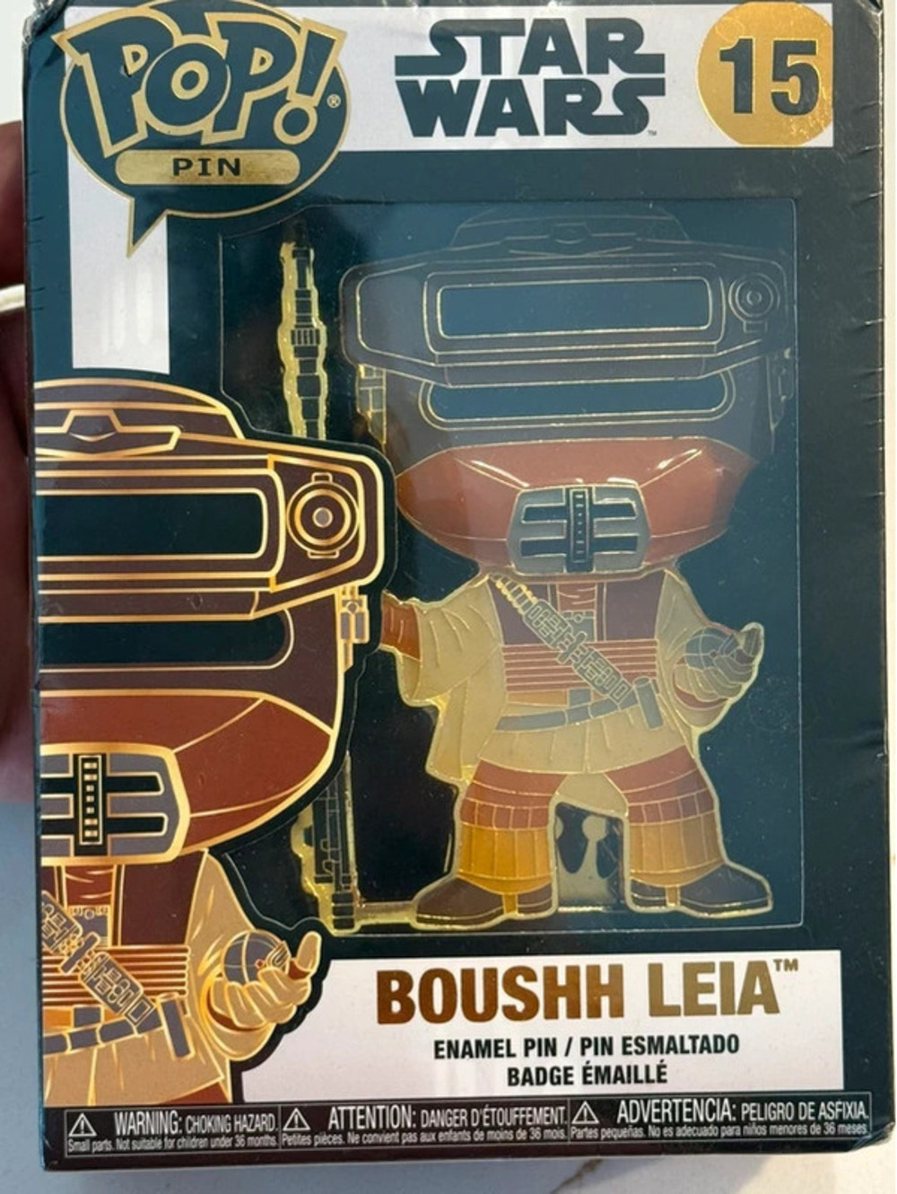 Funko Pop! Pin: Star Wars - Boushh Leia #15